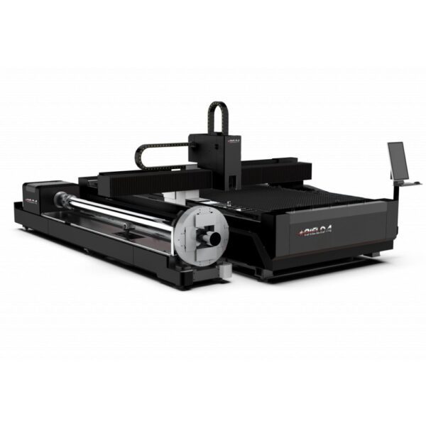 Bielda BB3015T3-220 Laserschneidmaschine, Raycus/IPG Laserquelle, geschweißtes Stahlgestell, Aluminiumtraverse