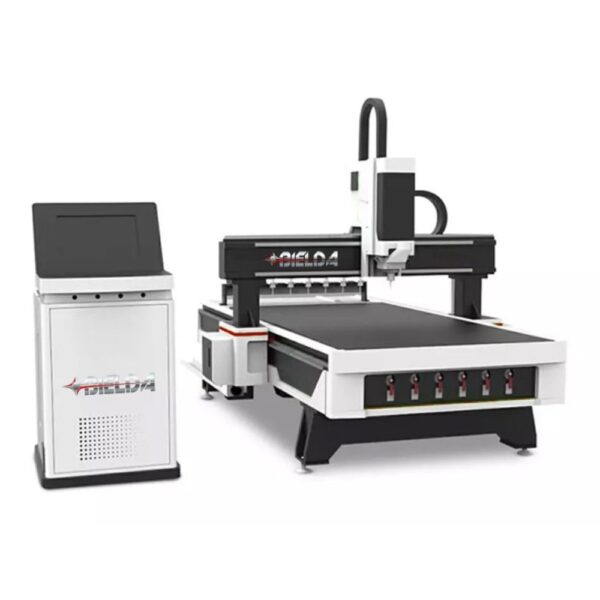 CNC-Maschine 3 Achsen, 6-12 Bits, 8/12 Werkzeug-Sets, automatische Werkzeugwechsler, Vakuumtisch, BDA 1325 AT